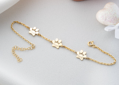 Paw Charm Bracelet