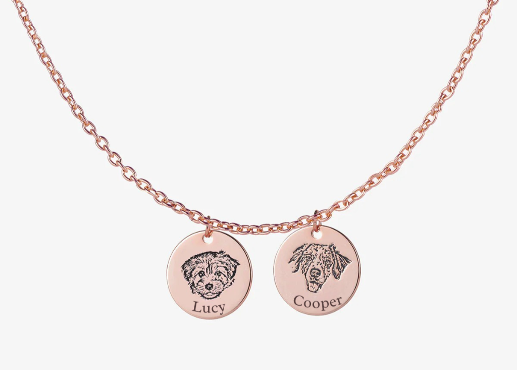 Personalized Pet Portrait Necklace