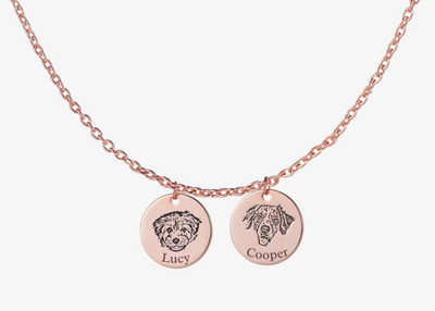 Personalized Pet Portrait Necklace