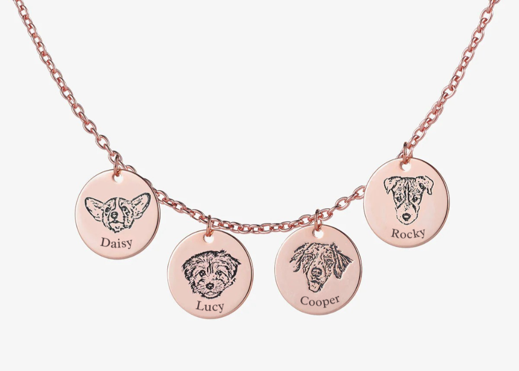 Personalized Pet Portrait Necklace