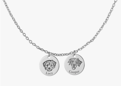 Personalized Pet Portrait Necklace