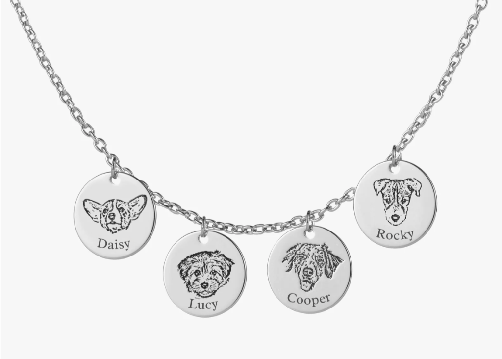 Personalized Pet Portrait Necklace