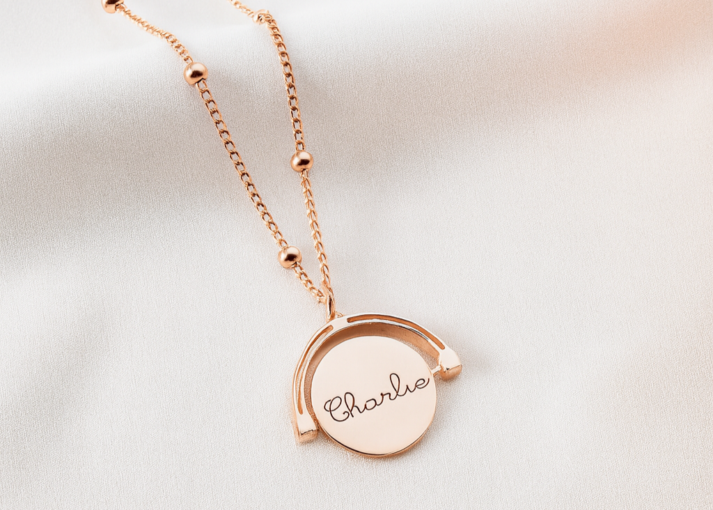 Collier portrait animal avec chaîne à billes